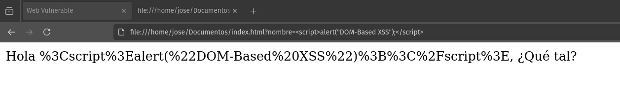 DOM-Based XSS solved