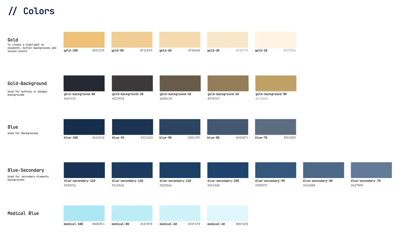Colors example (design system)